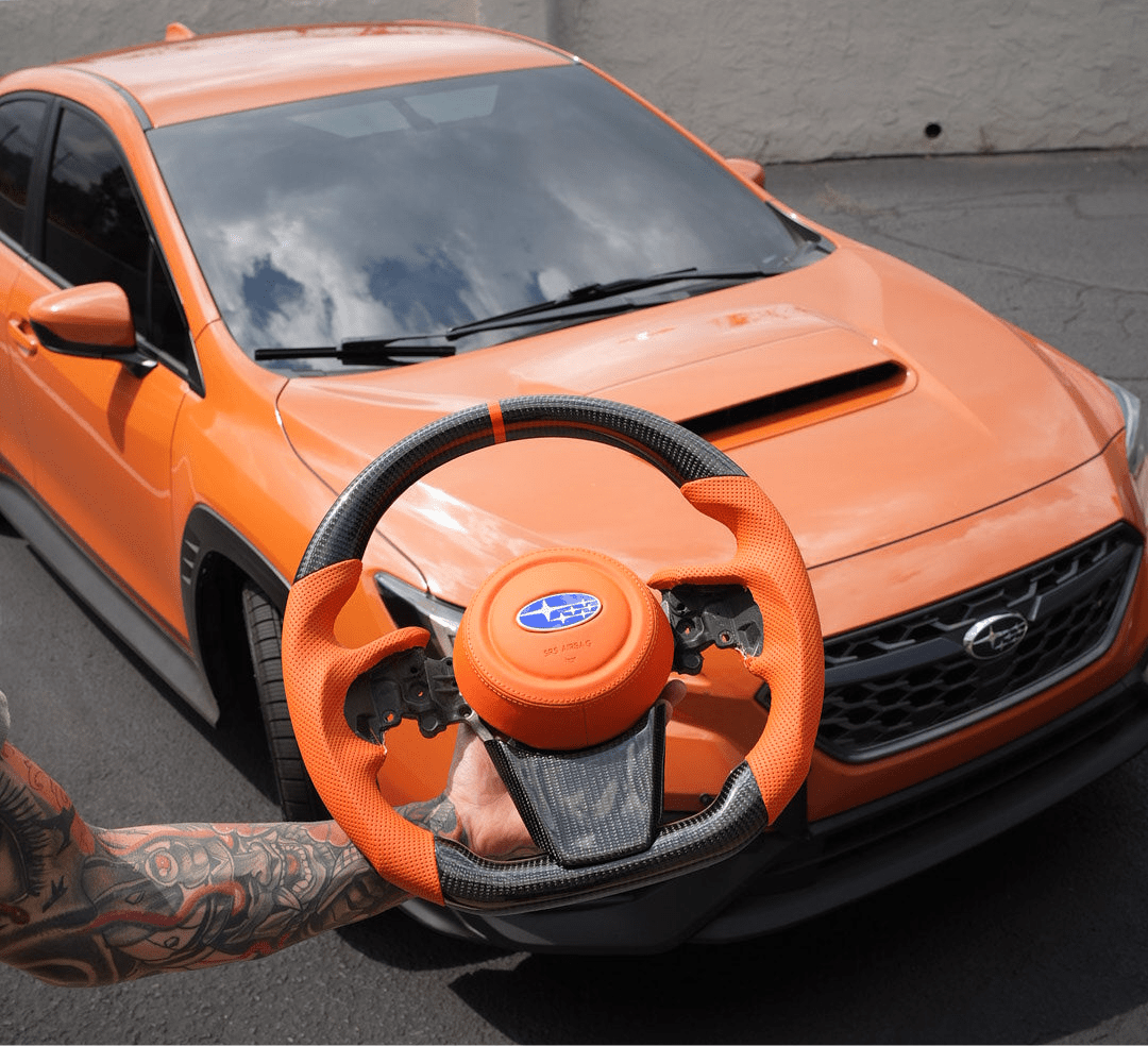 JDMuscle [22-26 WRX] Ultimate Series Steering Wheel compatible w/ MT & CVT