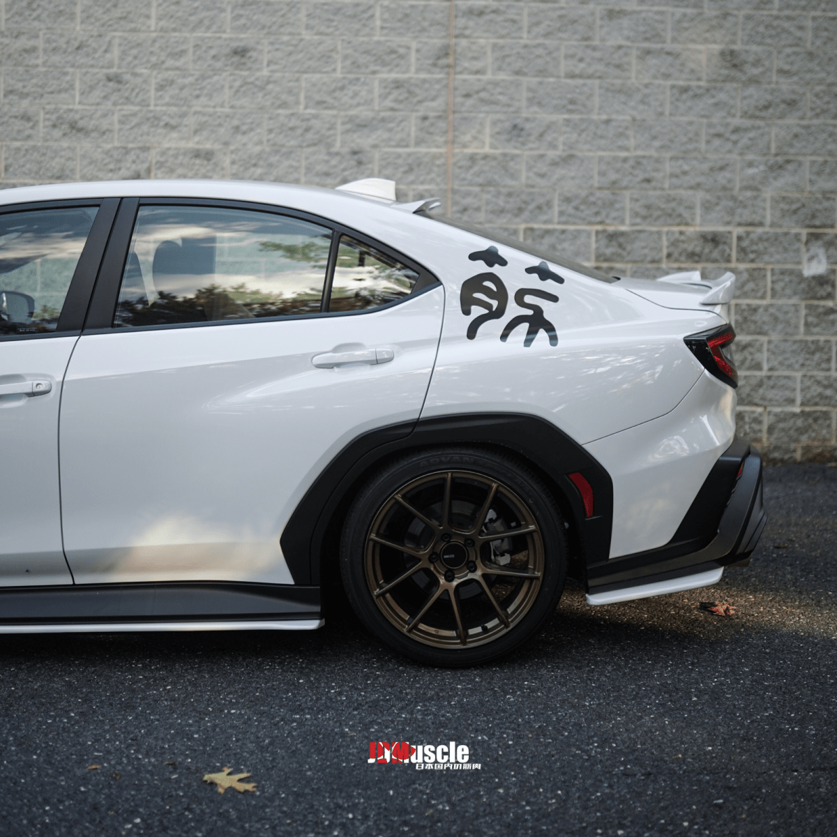 JDMuscle [22-26 WRX] V1 Roof Spoiler-Paint Matched/Gloss Black