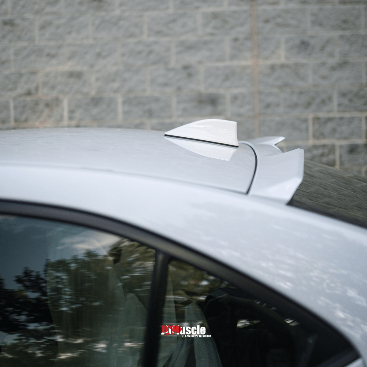JDMuscle [22-26 WRX] V1 Roof Spoiler-Paint Matched/Gloss Black