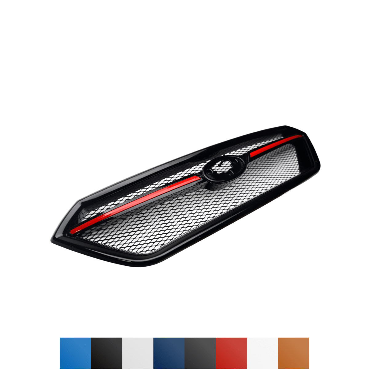 JDMuscle [22-26 WRX] V2 Front Bumper Grille-Paint Matched/Gloss Black