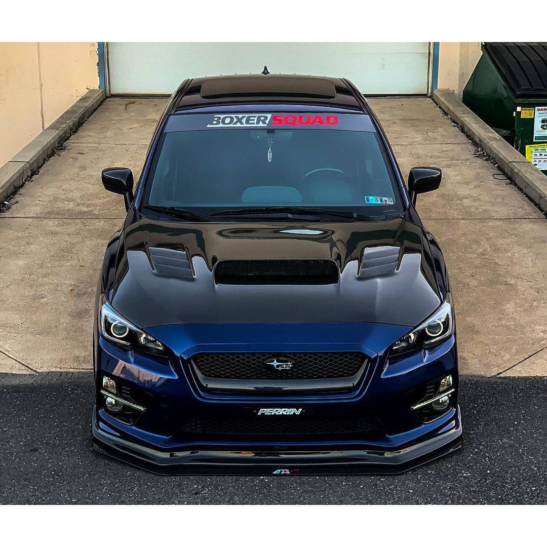 JDMuscle [15-17 WRX/STI] Carbon Fiber CS Style Front Bumper  Lip