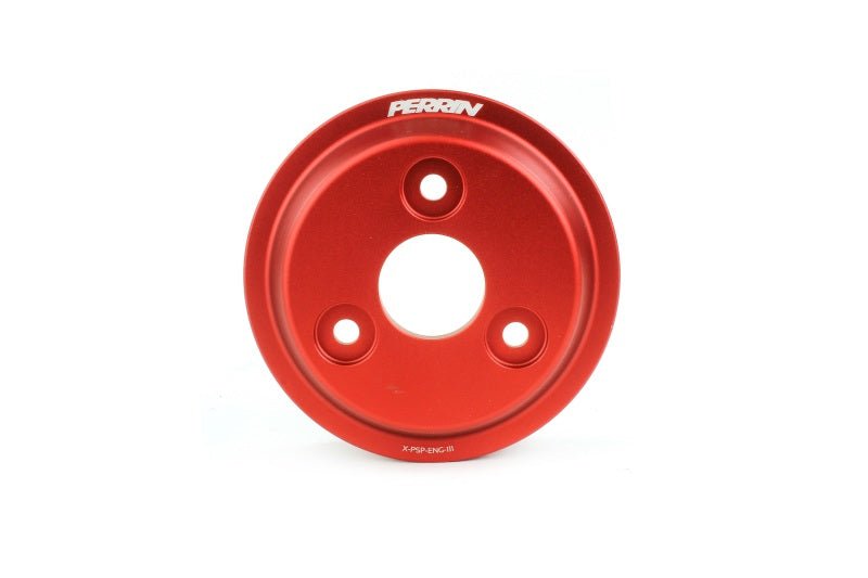Perrin [22-25 WRX, 19-22 Forester, 20-22 Legacy, 21-22 Crosstrek] Water Pump Pulley Red