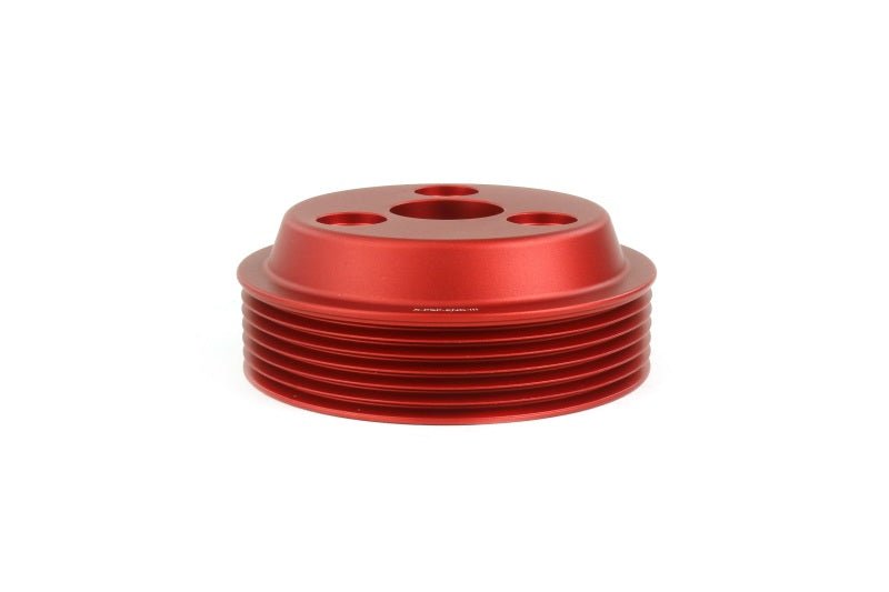 Perrin [22-25 WRX, 19-22 Forester, 20-22 Legacy, 21-22 Crosstrek] Water Pump Pulley Red