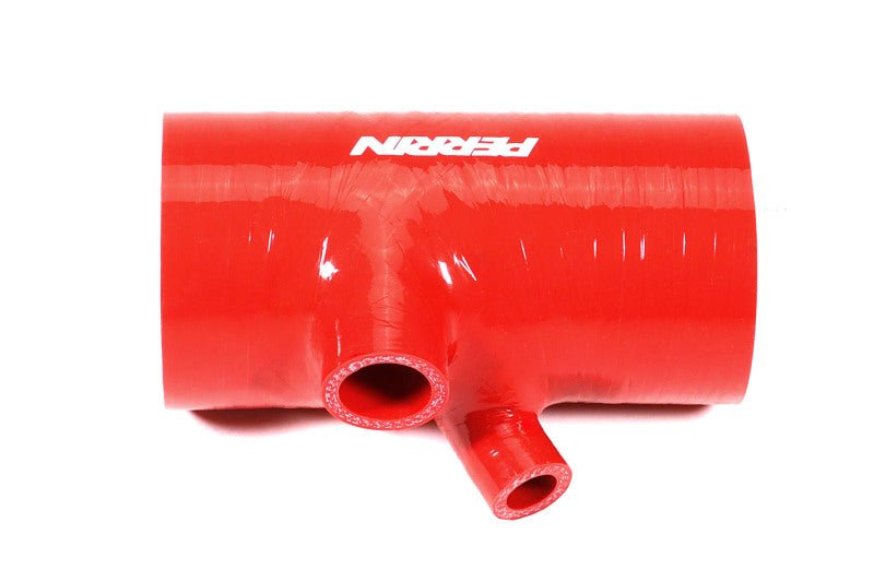 Perrin [22-26 WRX] Red 3in Turbo Inlet Hose w/ Nozzle - Short