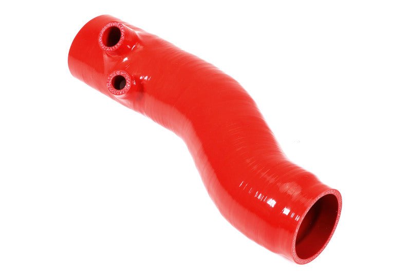 Perrin [22-26 WRX] Red/Black 3in Turbo Inlet Hose w/ Nozzle - Longer Version