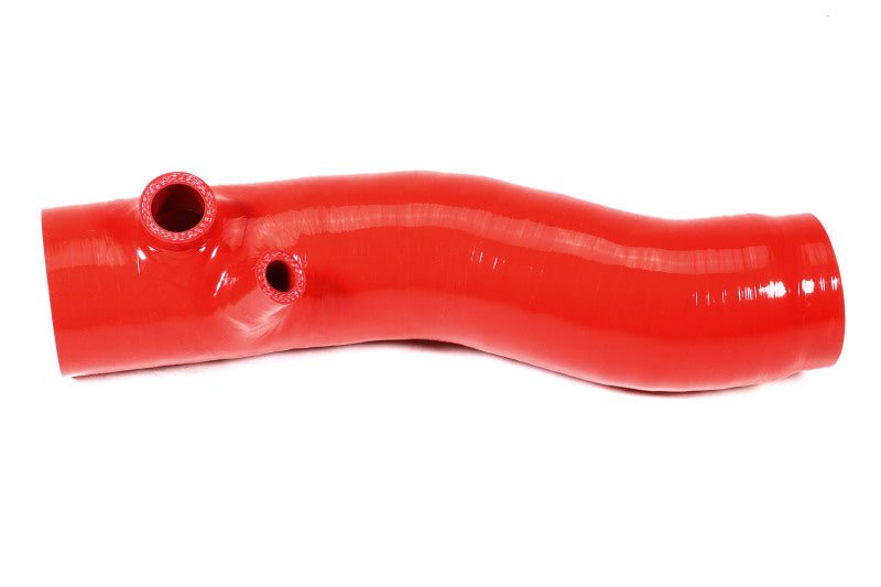 Perrin [22-26 WRX] Red/Black 3in Turbo Inlet Hose w/ Nozzle - Longer Version