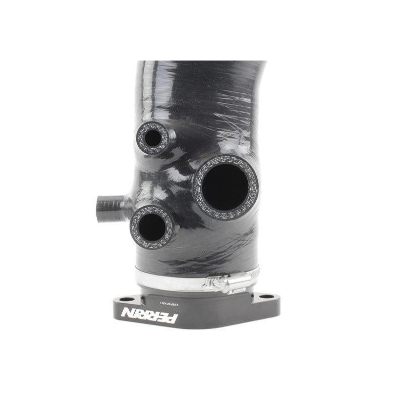 Perrin [15-21 WRX] Black 3in Turbo Inlet Hose w/ Nozzle | PSP-INT-424BK