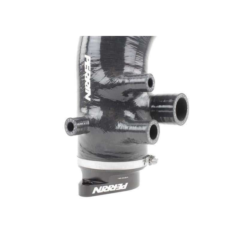 Perrin [15-21 WRX] Black 3in Turbo Inlet Hose w/ Nozzle | PSP-INT-424BK
