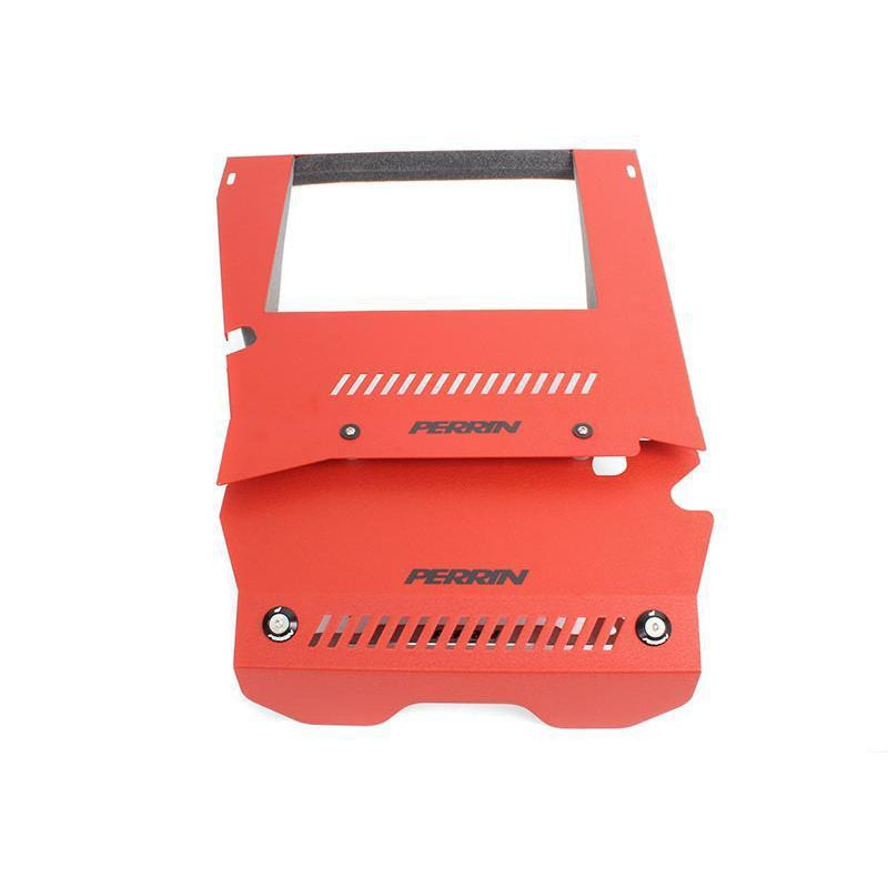 Perrin [15-21 WRX] Engine Cover Kit Red