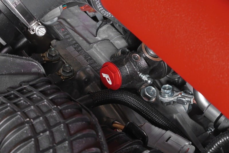 Perrin Performance [15-25 WRX, 15-21 STI, 06-14 Impreza] Clutch Delay Valve Delete Kit - Red