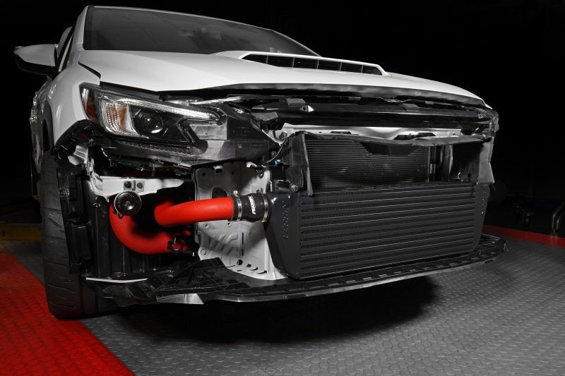 Perrin Performance [22-24 Subaru WRX] Front Mount Intercooler Kit | Red Tubes & Black Core