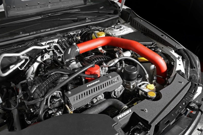 Perrin Performance [22-24 Subaru WRX] Front Mount Intercooler Kit | Red Tubes & Black Core