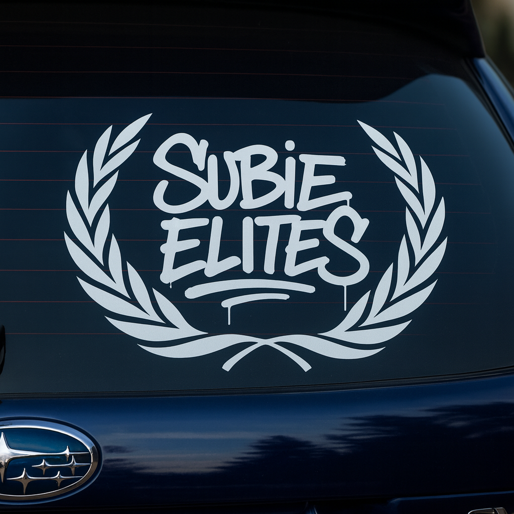 Subie Elites Official Window decal