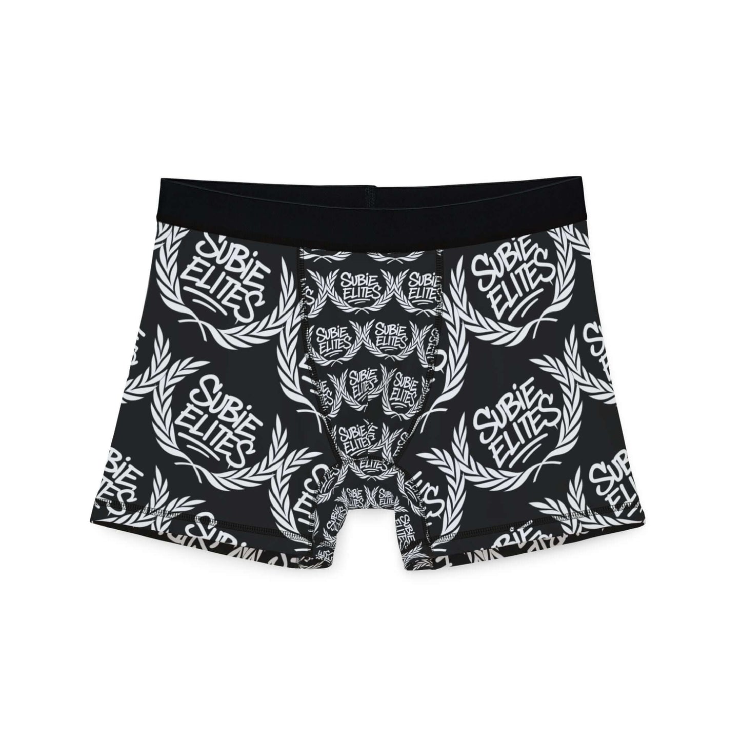 Boxers — Black 'Subie Elites' All-Over Print Men's Boxer Briefs