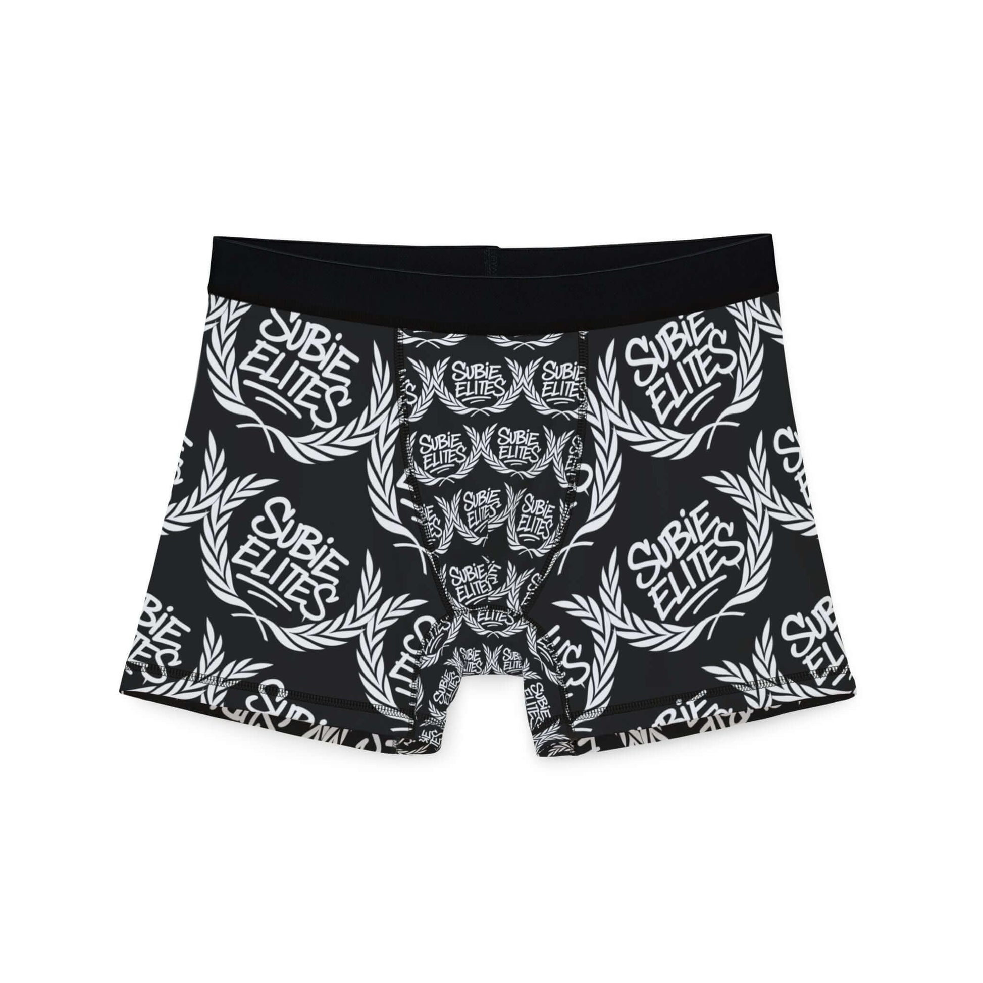 Boxers — Black 'Subie Elites' All-Over Print Men's Boxer Briefs