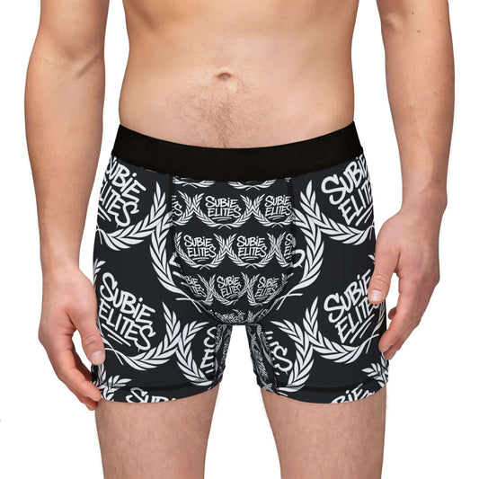 Boxers — Black 'Subie Elites' All-Over Print Men's Boxer Briefs