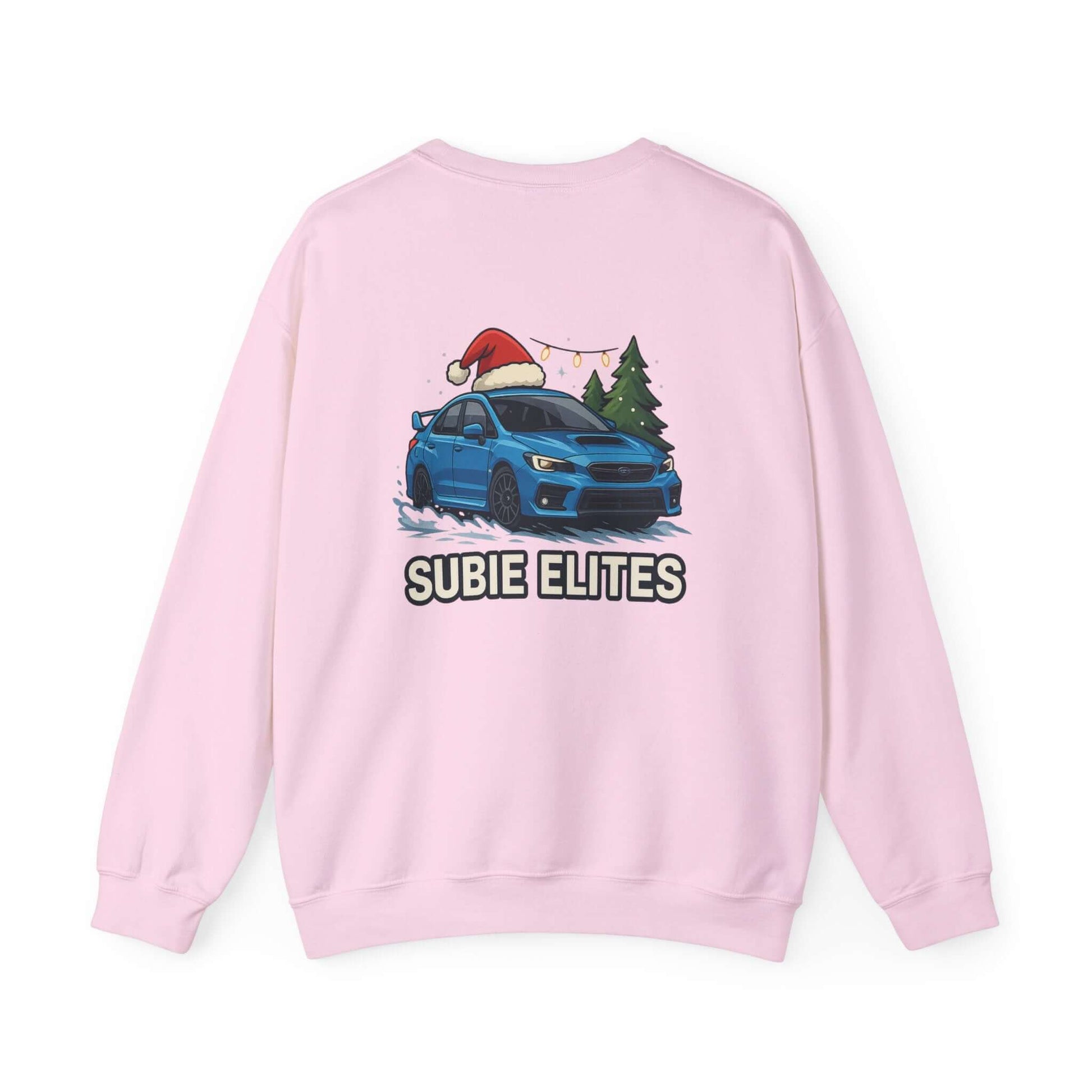 Subie Elites Holiday Crewneck Sweatshirt – Blue Subaru Graphic