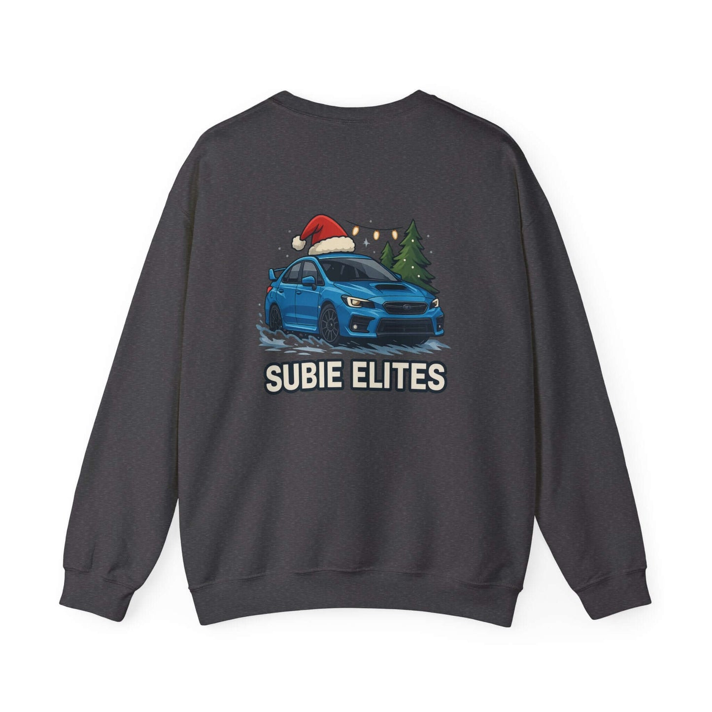 Subie Elites Holiday Crewneck Sweatshirt – Blue Subaru Graphic