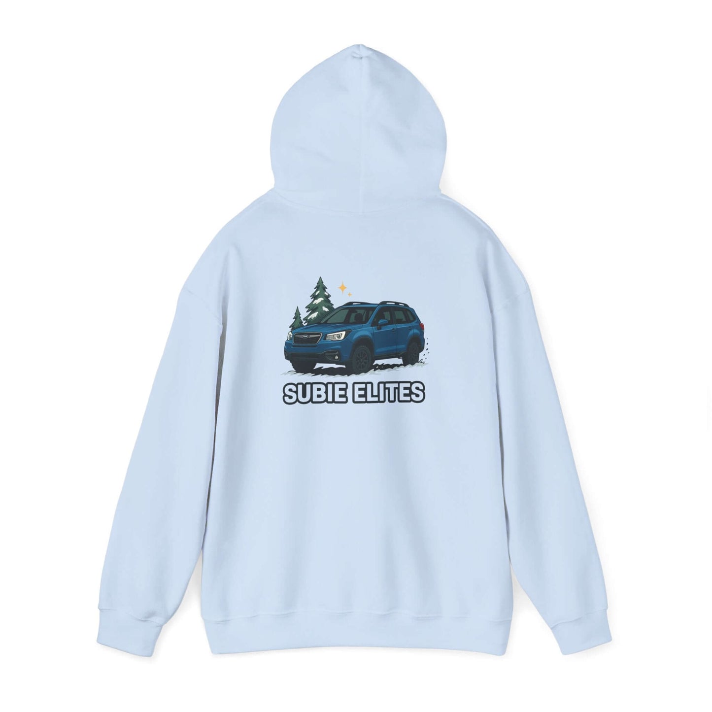 Subie Elites Hoodie — Forester Off-Road Crewneck for Car Enthusiasts