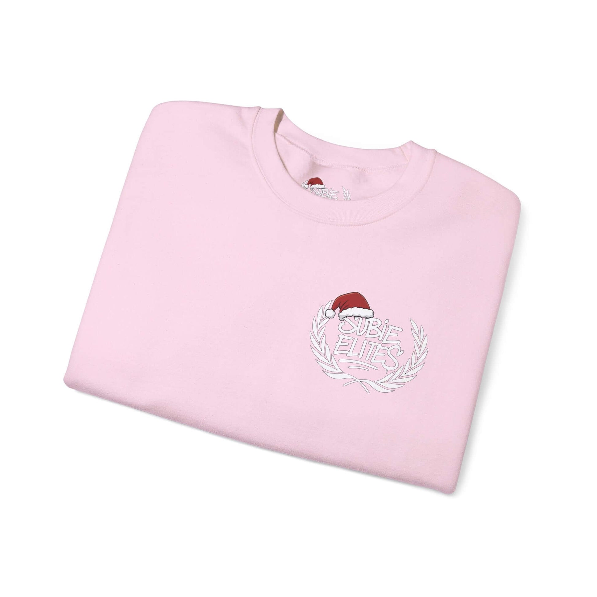 Subie Elites Crewneck Sweatshirt — Subaru Forester Illustration, Winter Camping Vibe