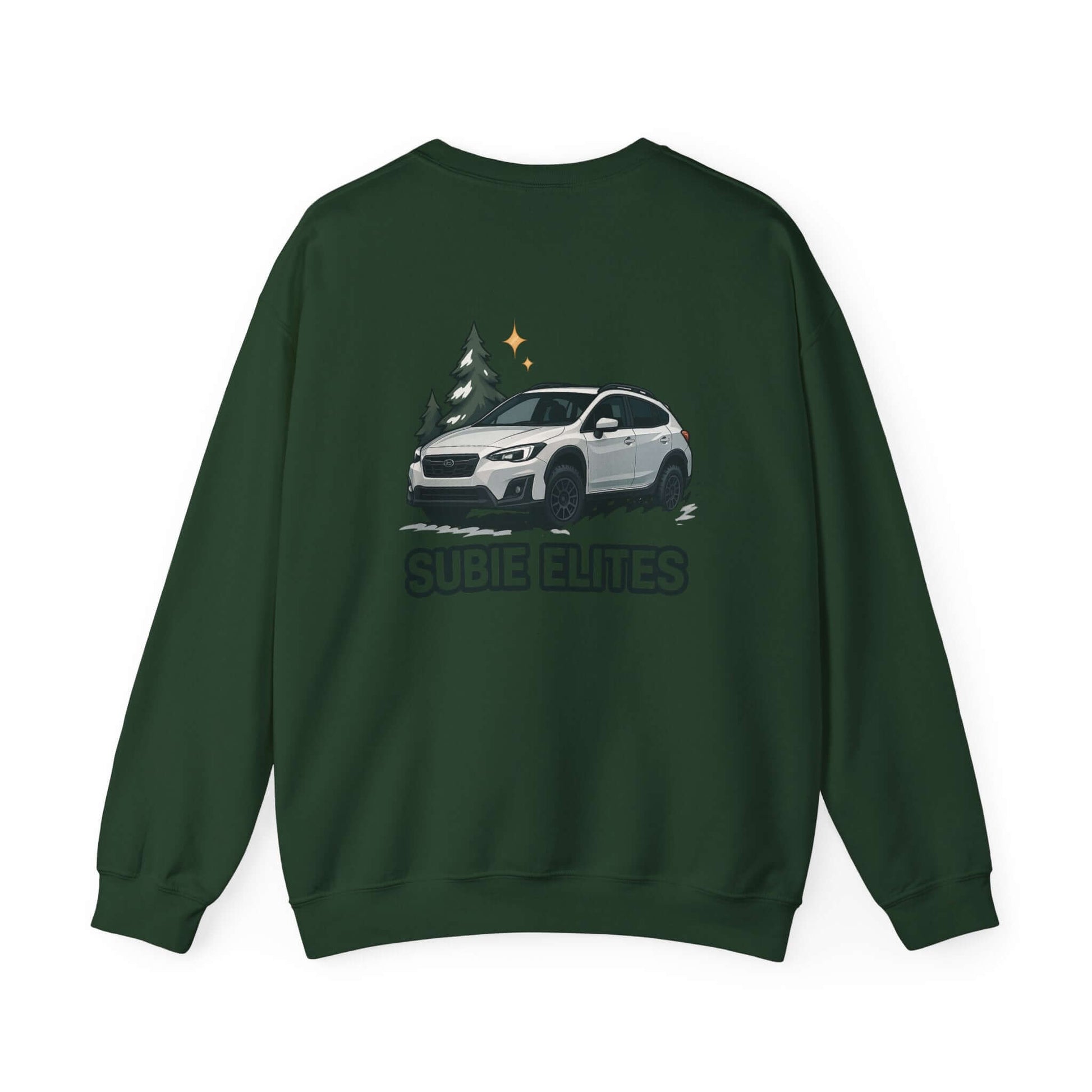 Subie Elites Crewneck Sweatshirt — Subaru Car Graphic Pullover