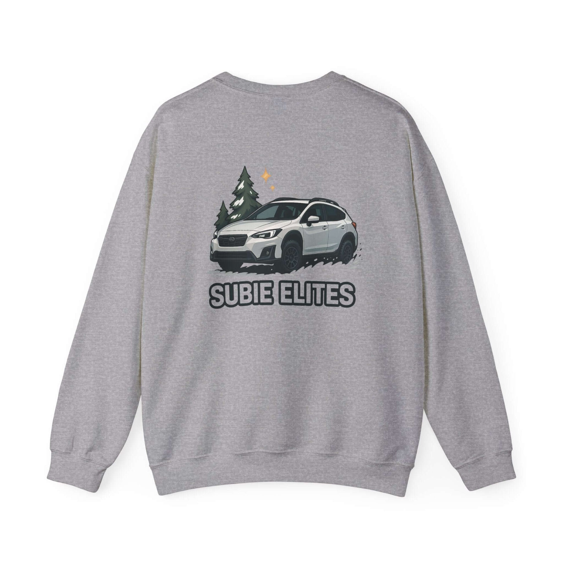 Subie Elites Crewneck Sweatshirt — Subaru Car Graphic Pullover