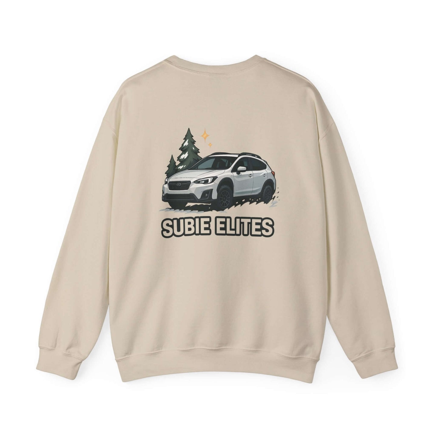 Subie Elites Crewneck Sweatshirt — Subaru Car Graphic Pullover