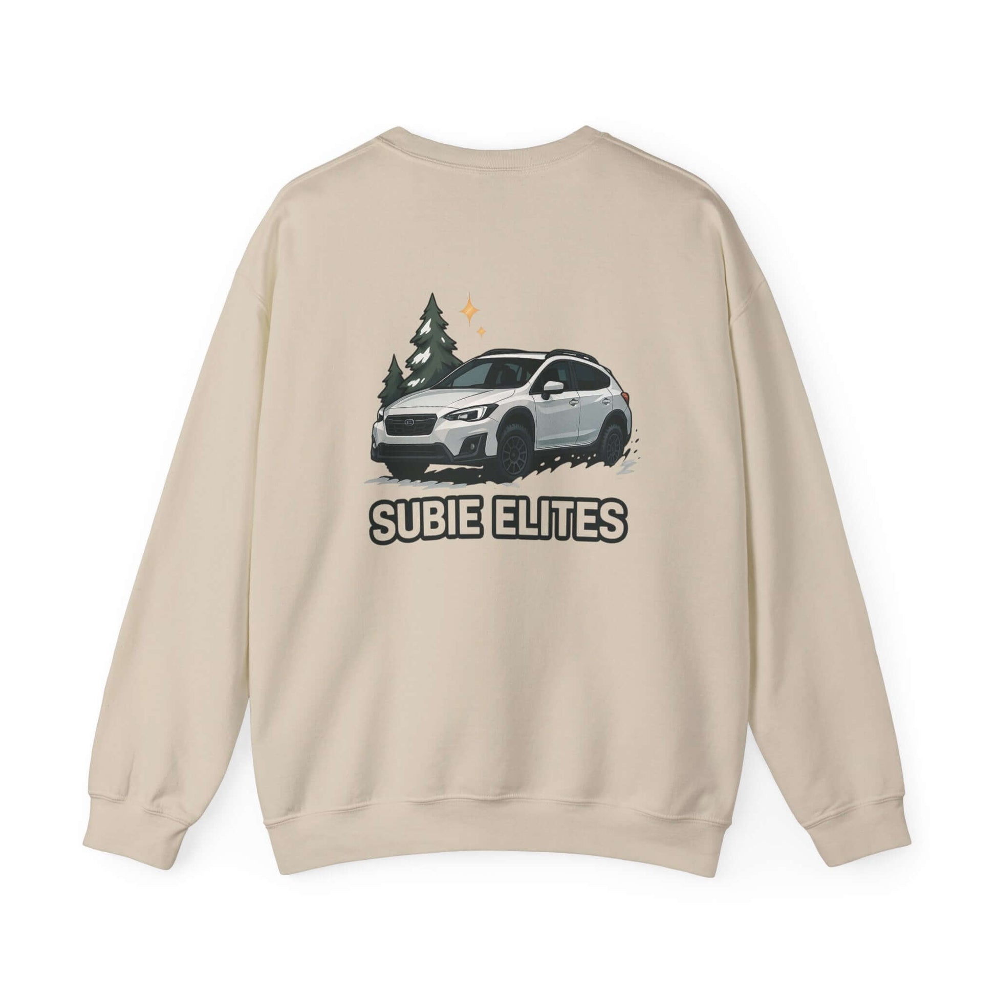 Subie Elites Crewneck Sweatshirt — Subaru Car Graphic Pullover