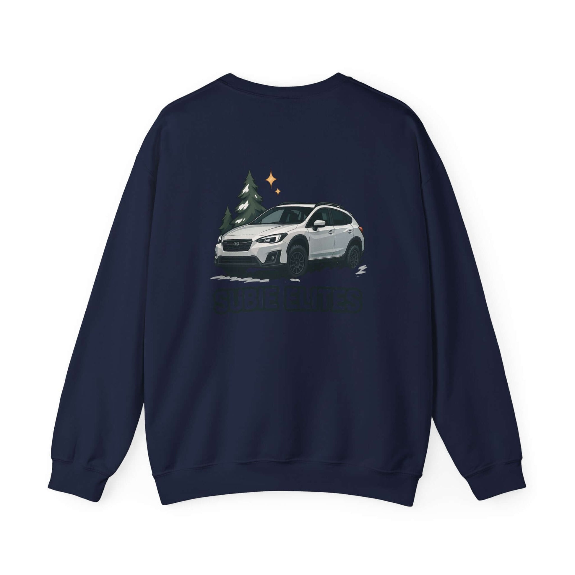 Subie Elites Crewneck Sweatshirt — Subaru Car Graphic Pullover