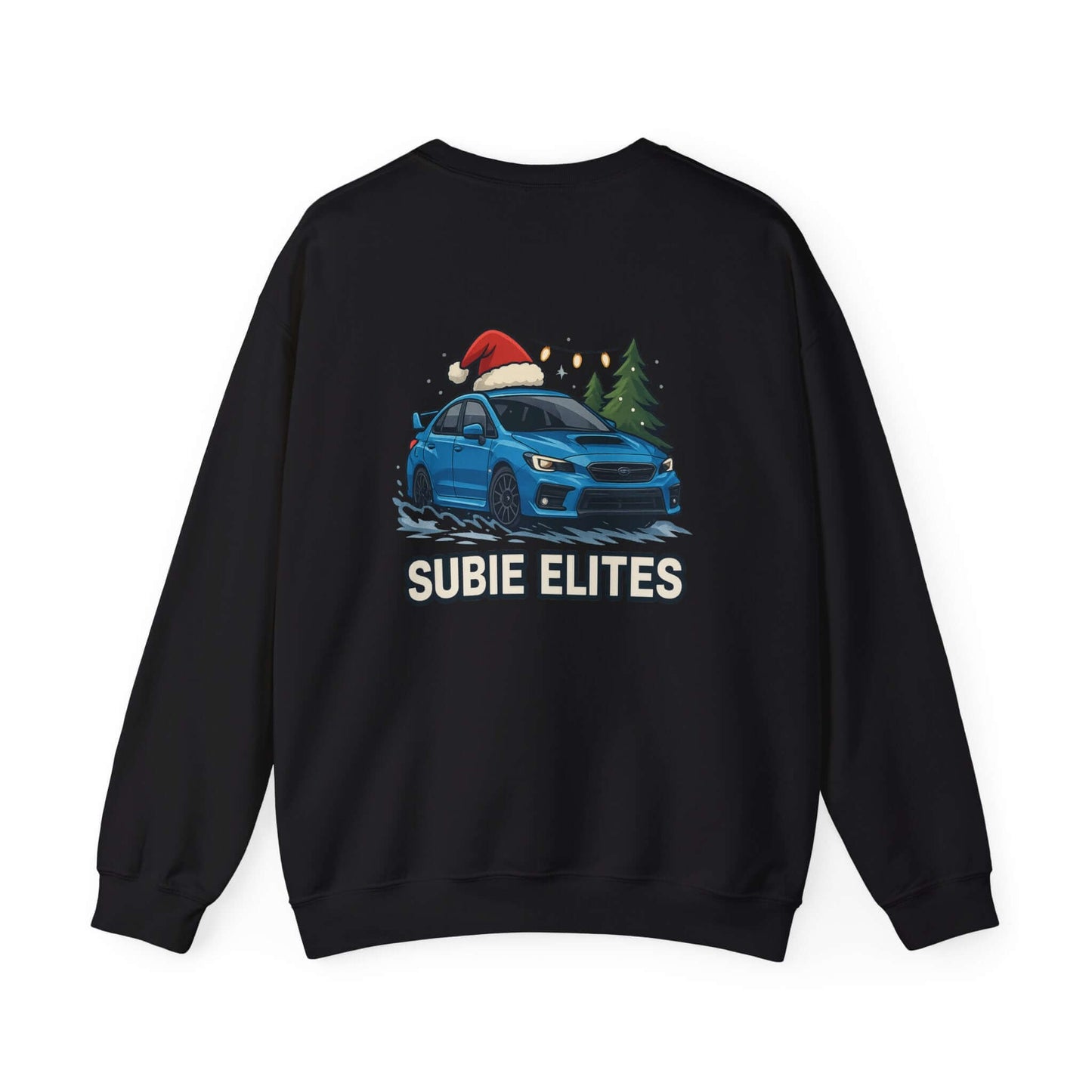 Subie Elites Holiday Crewneck Sweatshirt – Blue Subaru Graphic