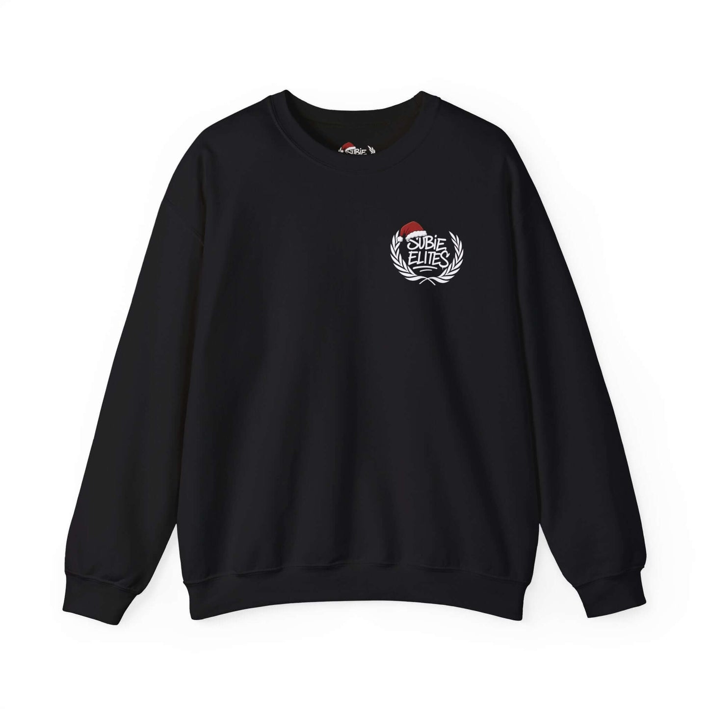 WRX STI CAR GRAPHIC PULLOVER featuring a sleek black design with embroidered logo on the chest.