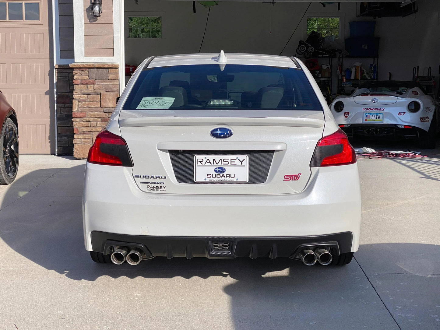 V2 License Plate Panel Black Out Overlay - 2015-2020 Subaru WRX / STI-Subie Elites LLC