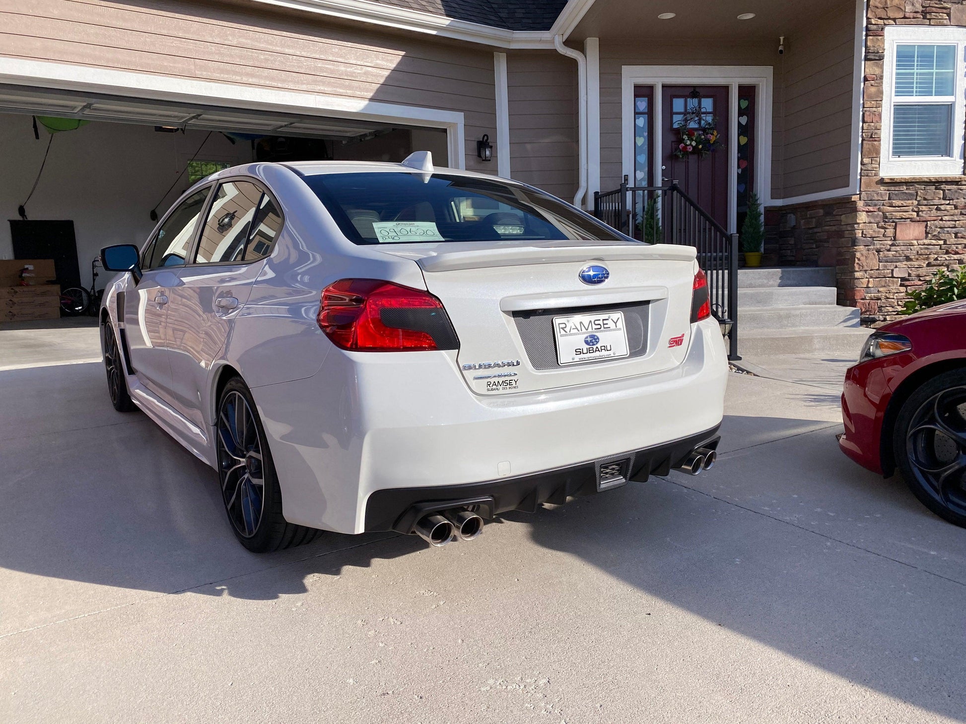 V2 License Plate Panel Black Out Overlay - 2015-2020 Subaru WRX / STI-Subie Elites LLC